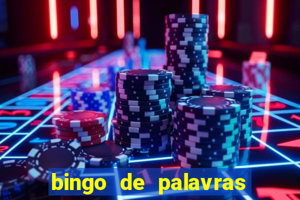 bingo de palavras cha de bebe